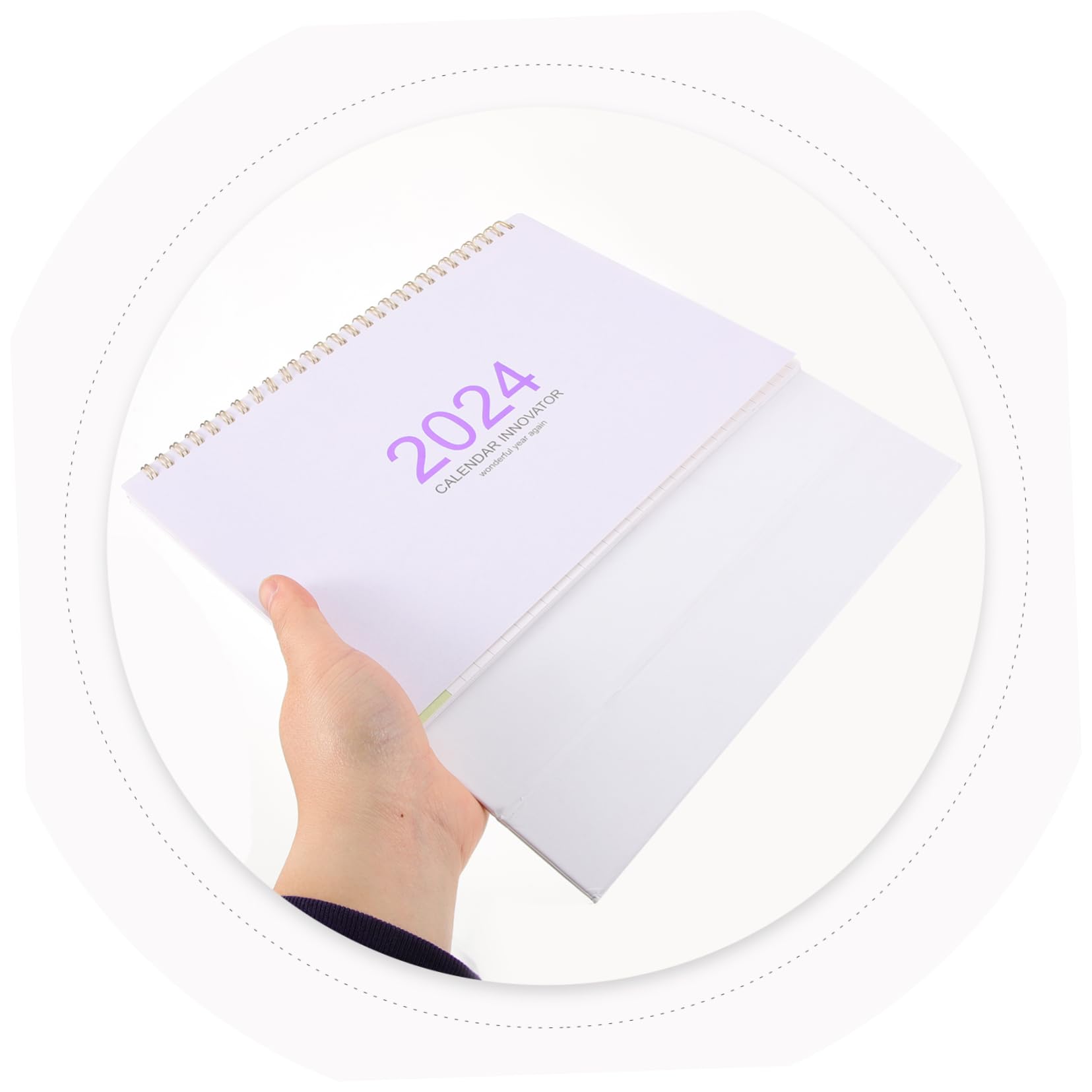 Lurrose 5stücke Tischkalender Mit Spiralbindung Modernes Design Für Schreibtisch Und Büro Dekorativer Tischkalender Oder Praktischer Jahreskalender Als Zur Neujahrszeit