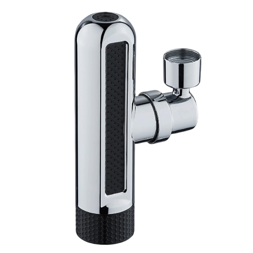 Aundhegrtt As Shown Water-Saving 360° Rotating Stainless Steel Faucet With 6 Modes And Splash-Proof Design