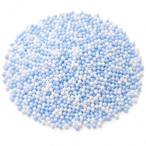 Image of Wanna Party Blue Foam Balls Pack, Pastel Mini Foam Beads for Pinata Fillers, Goodie Bag Fillers, Slime Making, Art & Craft Projects, Gift Packing and Party Activities