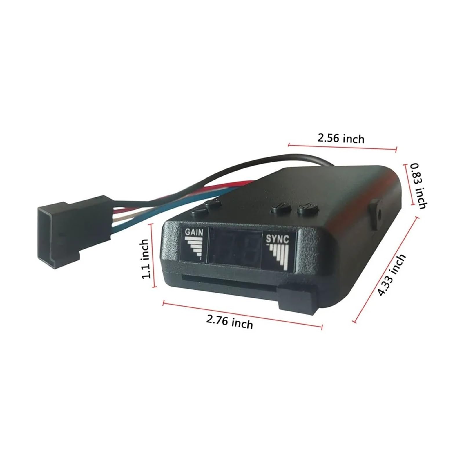 Módulo Freno Estacionamiento 8507111 Controlador de freno de remolque con retardo de tiempo eléctrico Reemplace el control de freno digital Brakeman IV para remolques de 1 a 4 ejes (temporizado)