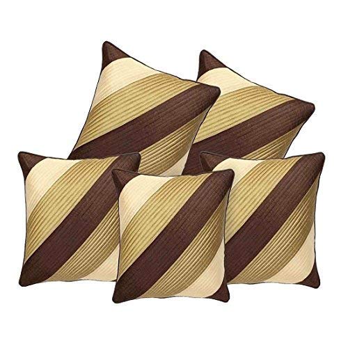 Solid Velvet Cushion Covers for Sofa Bed Chair Hottel Bedroom 18 In Pack of 5 - Picture 8 of 21