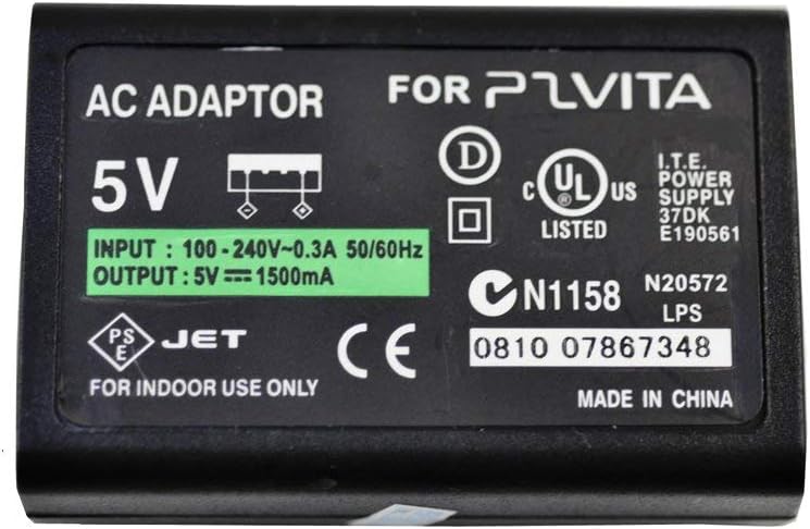 OSTENT EU Plug AC Wall Power Adapter USB Charger Charging Cable Cord for Sony PlayStation PS Vita PSV