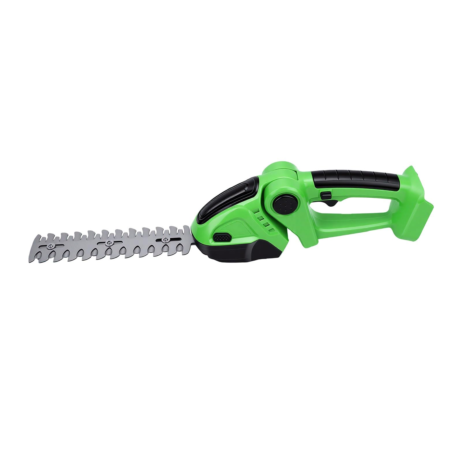 Generic Cortasetos Eléctrico y Cizalla de Césped Inalámbrica Ajustable para el Cuidado del Césped Diseño Ergonómico Ligero Verde