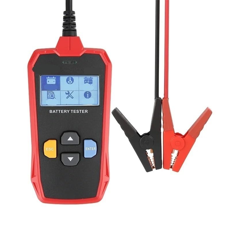 Tester akumulatora samochodowego analizator ładowarki napięcie 12 V 24 V test akumulatora ładowanie skaner