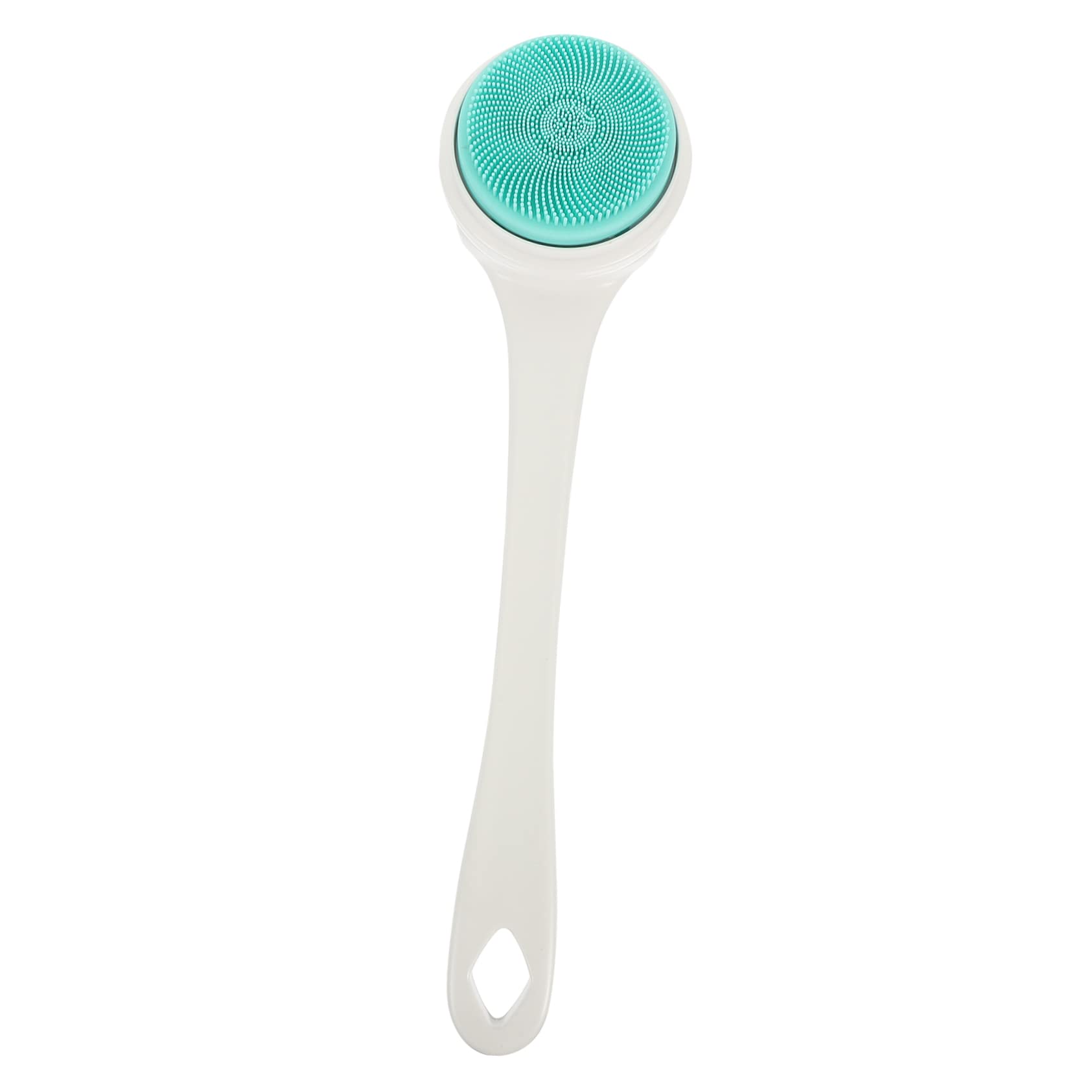 FRCOLOR Spazzola Elettrica da Bagno Manico in Silicone per Scrub Corpo e Schiena