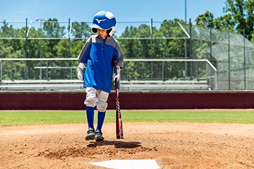 Mizuno Youth Comp Short-Sleeve Batting Jacket Black-Grey, MEDIUM (M)3