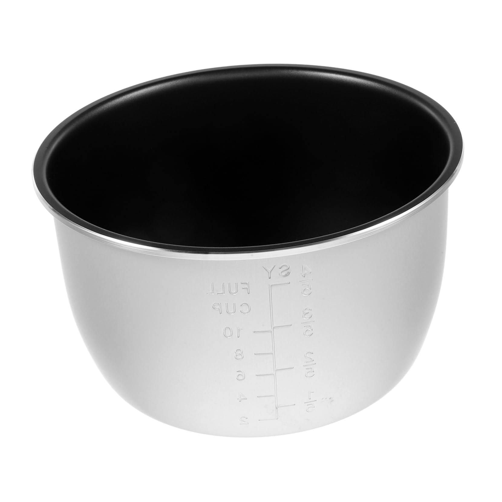 GRIRIW Aluminum Alloy Nonstick Rice Cooker Liner Replacement Pot for Electric Cookers and Versatile Cooking Insert Quick Heating for Steaming and Stewing