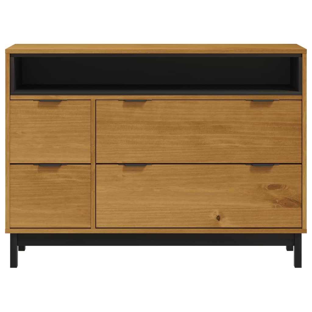 Générique Komoda FLAM 110x40x80 cm lite drewno sosnowe