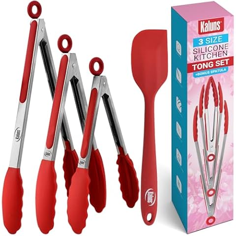 Kaluns Kitchen Tongs Set with Spatula Cover
