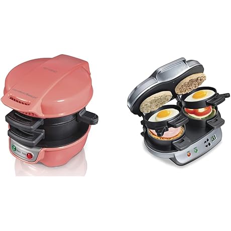 Hamilton Beach Breakfast Sandwich Makers with Egg Cookers