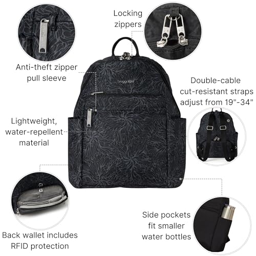 Baggallini Securtex Anti-theft Travel Backpack
