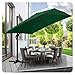 Jaxguom Drehbar Ampelschirm Sonnenschirm 300x300 cm eckig Gartenschirm mit Kurbe 360° Drehbar & Kippbar,Terassenschirm Sonnenschutz UV50+ Cantilever-Schirm für Garten,Terrasse,Grün