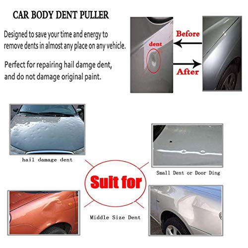 Image of LadyRosian Paintless Dent Repair Kits Dent Puller Bridge Dent Removal Tools for Auto Car Body Motorcycle Refrigerator Washing Machine Minor Dent Repair