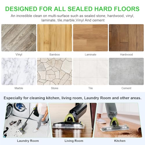 Image of Vacmop Mop Vac Pads for Shark - Reusable Vacuum Spray Mop Pad Refills for Shark Vacmop Replacement VM252 VM200 VM200p12 VMP30 VM190 VM250 Cleaner Heads - Hard Floor Mopvac Mopping Pads Wet Dry 10pack