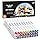 Shuttle Art 30 Colors Dual Tip Art Markers Permanent Marker Pens Highlighters Perfect for Illustration Adult Coloring Sketching and Card Making