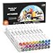 30 Colors Dual Tip Alcohol Based Art Markers,Shuttle Art Alcohol Marker Pens Perfect for Kids Adult Coloring Books Sketching and Card Making