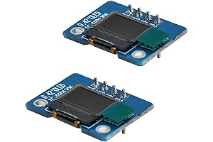 HiLetgo 2pcs 0.42" 0.42 Inch RGB 16 Bit SSD1306 OLED display