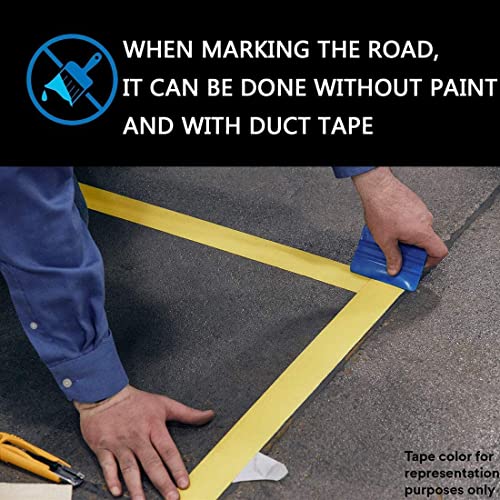 Image of 3 Roll Heavy Duty Duct Tape - Professional Grade, Waterproof, Hand Tearable, Repair Tape for Industrial & Outdoor Use, 1.88 Inch x 30 Yards, Orange (Pack of 3)