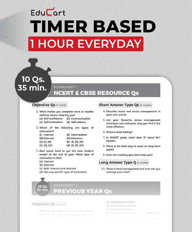 Image of Educart CBSE Class 10 Information Technology One Shot Question Bank 2026-27 | Chapter-wise NCERT Practice, PYQs & Competency-Based Questions | CBSE Syllabus & Board Pattern for 2027 Exam