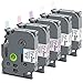 Produktbild Fentec 12mm Kompatible Schriftband Ersatz für Brother TZe-231 MQ531 MQE31 MQF31 Band für Brother PT-1000 H100 H105 H110 E100 1080 1100 D200 P700 5 Stück