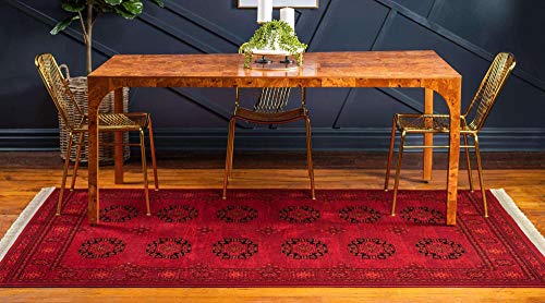Tapete rectangular Unique Loom 152x244 cm rojo miniatura 3
