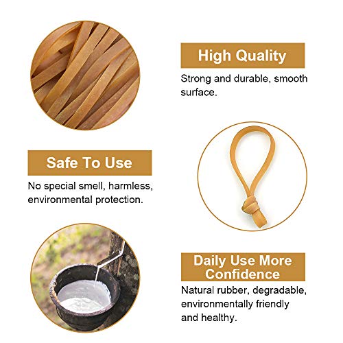 RMENOOR 100 Pezzi Elastici Gomma Larghi Elastici