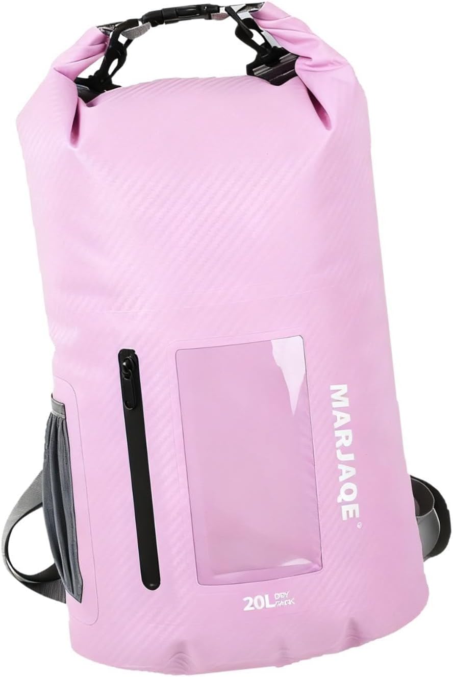 Waterproof Dry Bag Backpack Leakproof Sack Portable Lightweight PVC Material Suitable for Beach Rafting Camping Outdoor Travel