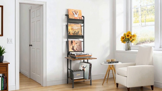 Amazon.co.jp: VINAEMO レコードラック、レコード棚、レコード 収納