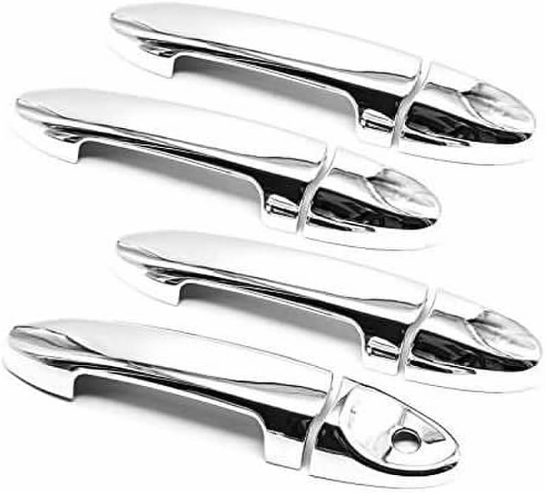 Cubiertas de manija de puerta exterior cromadas triples para Ford Escape 01-12/08-11 Mercury Mariner/08-11 Mazda Tribute