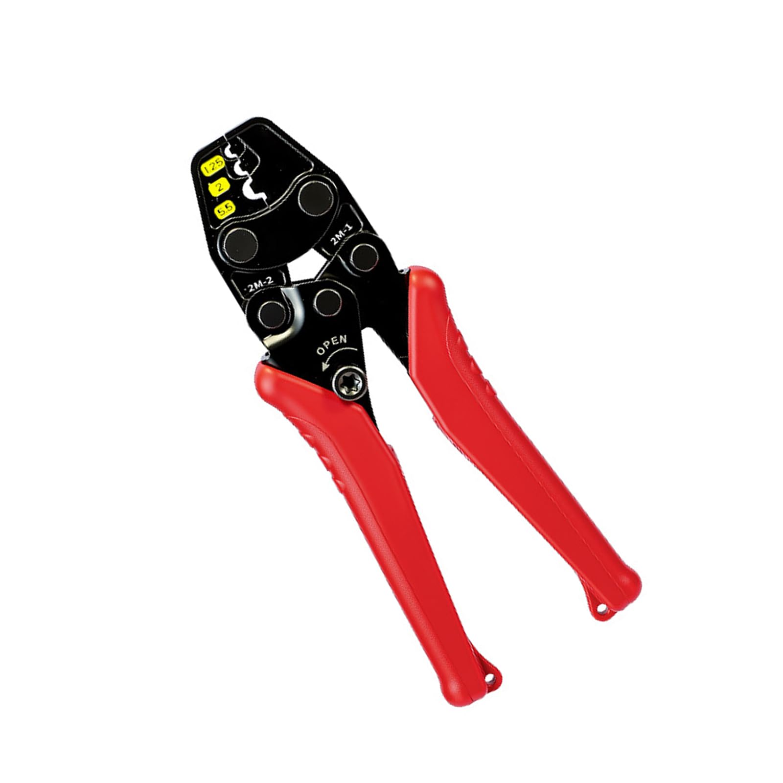 Zbiianxer 1.25 Ergonomic Ratchets Crimping Plier Accuracy Handle Crimper For Secure Electrical Terminals From 0 3Mm² To 5 5Mm² Ratcheting Crimping Tool
