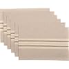 VHC Brands Farmhouse Tabletop Kitchen Sawyer Mill Runner Placemat Set 12×18 Dark Creme Tan