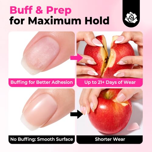 Image of UNA GELLA Super Strong Nail Glue for Press On Nails & Nail Tips 10ml*2pcs | Brush On Nail Glue for Press Ons & False Nails, No U V Lamp Needed, Mess-Free, Long Lasting