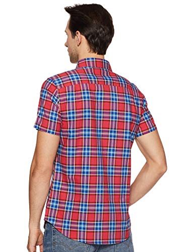 Image of United Colors of Benetton Men's Checkered Slim Fit Shirt