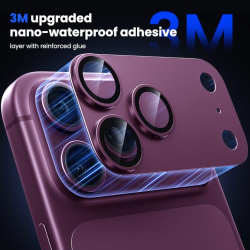 Image of WSKEN for 18 Pro Max Camera Lens Protector for iPhone - Military Grade