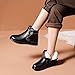 FmShi Winter Thick and Warm Ladies' Cotton Shoes - Elegant and Grand, Soft and Comfortable, Suitable for All Occasions for Both Middle-Aged and Elderly People. (Black,8)