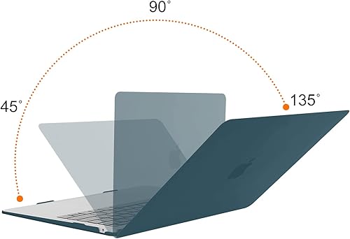 Miniatura 12 de MOSISO Funda compatible con MacBook Air de 13 pulgadas 2022 2021 2020 2019 2018 versión A2337 M1 A2179 A1932 Touch ID, carcasa rígida de plástico