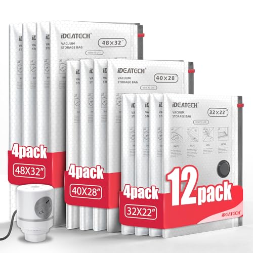 IDEATECH 12Pack Vacuum Storage Bags