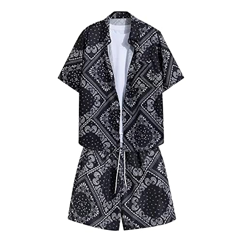 Chemise Hawaïenne Homme Coupe Longue Confortable en Blanc pour Grande Taille 2XL