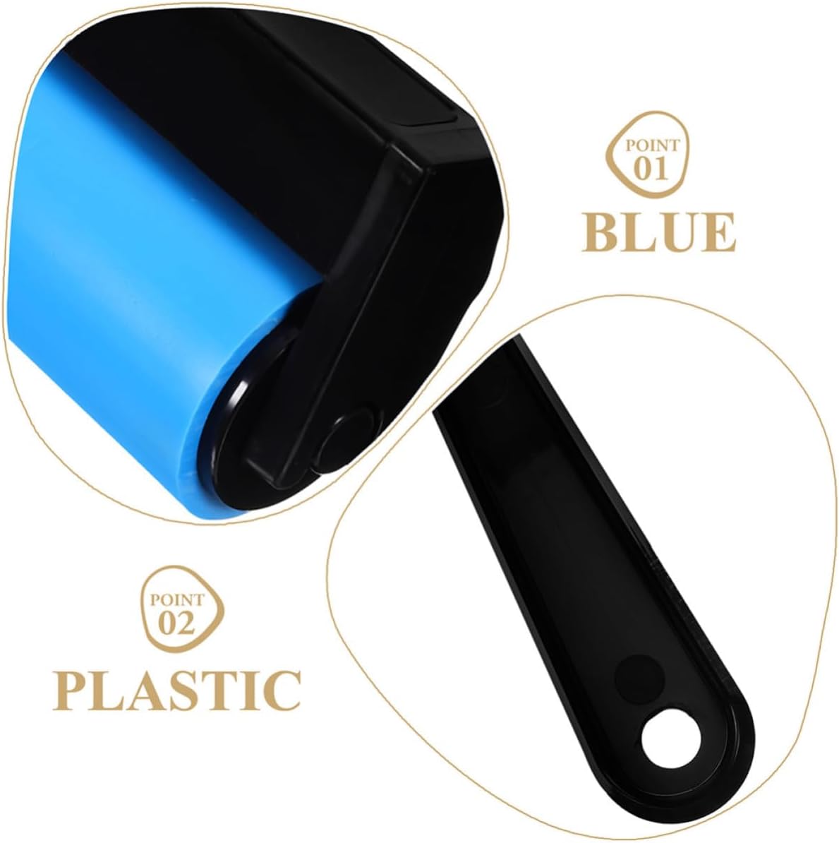 4pcs Plastic Brayers Roller for Crafting and Printmaking