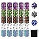 53 Stück Würfel Zähler, Counter Dice mit Speichertasche Acryl Zählerwürfel Set Fähigkeiten Schlüsselwörter Zählwürfel Kompatibel MTG TCG Würfel Magic für Zubehör Aufbewahrungsbeutel