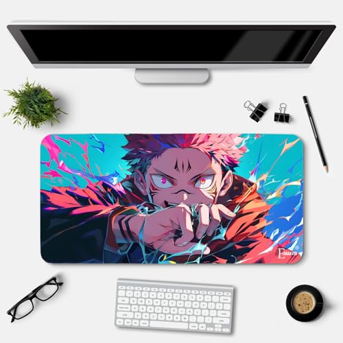 Image of Anime fearturing Large Gaming Mouse Pad, Extended Desktop Mat, 58 x 28 cm (DS 19)
