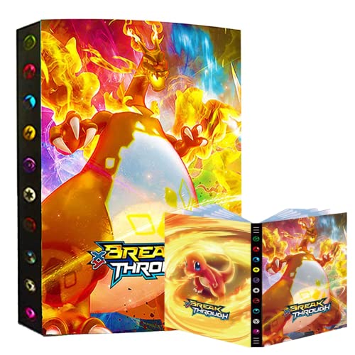 Album Cartas Poke,Álbum para Cartas pokem, Álbum de Cartas Coleccionables ,capacidad para 432 cartas ,Archivador de tarjetas coleccionables, portatarjetas de coleccionar (Chari3) Cover