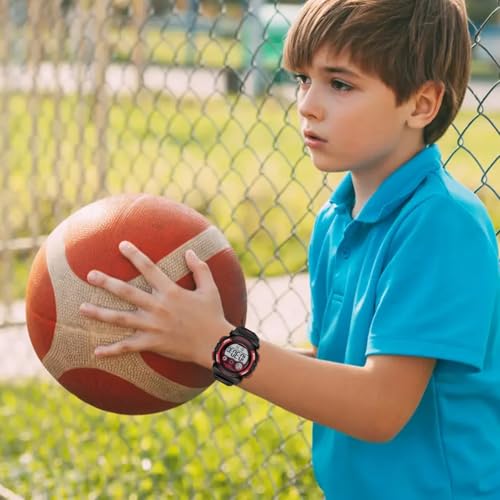 Image of GOLDEN HOUR Watches for Kids Digital Sport Waterproof Boys Girls Watch Outdoor 12 /24 H Alarm EL Backlight Stopwatch Military Child Wristwatch Ages 3-15