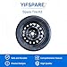 YIFSPARE Spare Tire Kit Compatible with 2017-2026 Civic- Includes 18x4 Black Rim, 135/70R18 Spare Wheel, 25.5” Rolling Diameter, Includes car Jack kit and tire Carrying Case