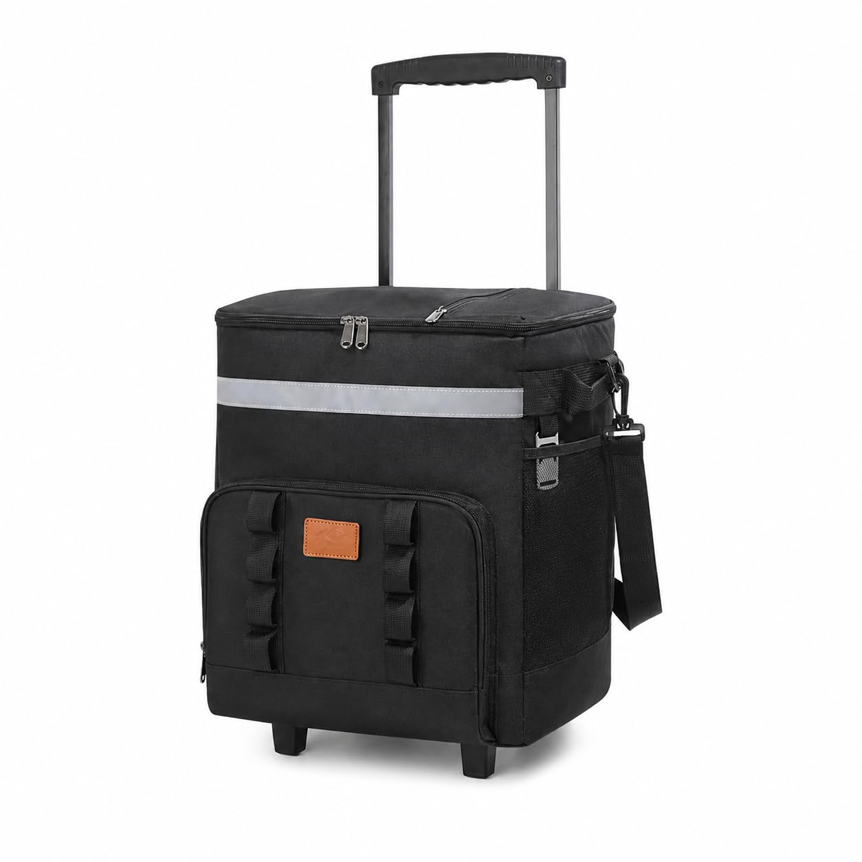 Bo Termica Portatile con Ruote | Isolamento termico, consegne alimenti, picnic, campeggio, tessuto oxford, metallo, plastica, per sport, termica isolata