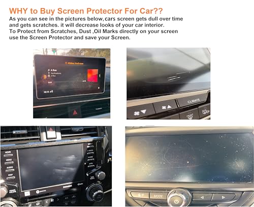 Image of Compatible For MARUTI SUZUKI FRONX Delta Delta plus Zeta 7 Inch Infotainment System Touch Screen Guard Protector Accessories (Clear)