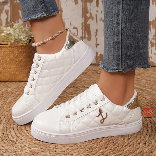 Women Walking Shoes Fashion Comfort Suede Slip on Sneaker Summer Low Top Buckle Design Lace-up Flat Loafers Ergonomics Platform Round Head Shoes3