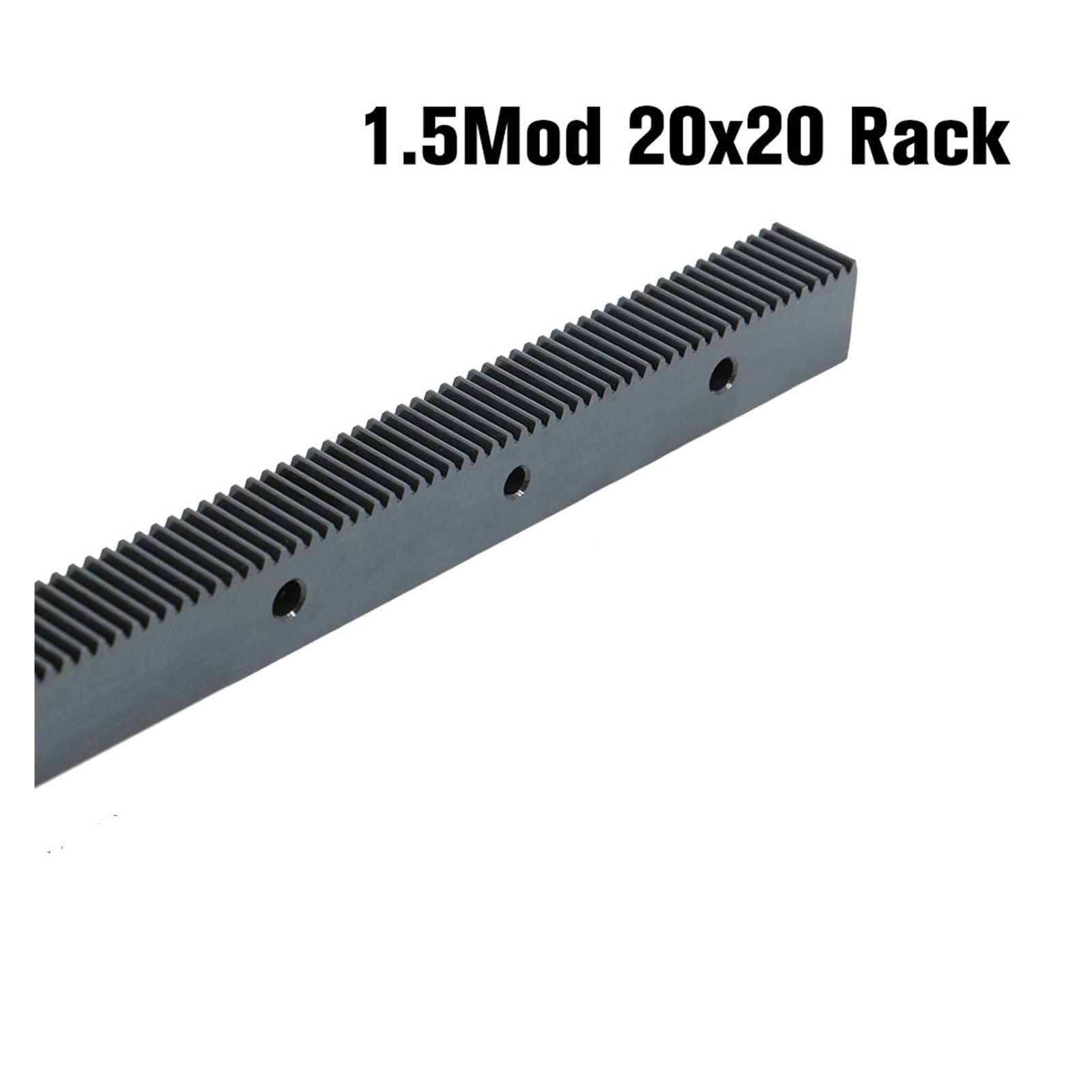 Spur Rack Steel High Precision 1pcs Straight Teeth Rack 1.5Mod 1.5M 20mmx20mm 1000mm 1500mm 2000mm Length Straight Teeth Gear Rack for Engraver(1500mm)