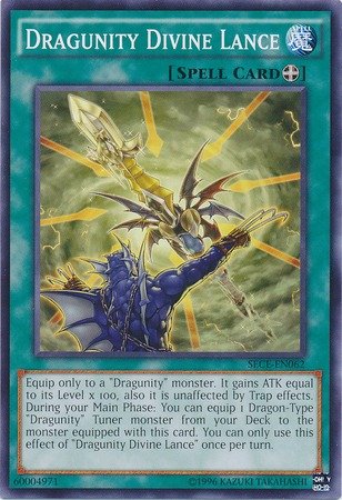 Amazon.com: YU-GI-OH! - Dragunity Divine Lance (SECE-EN062