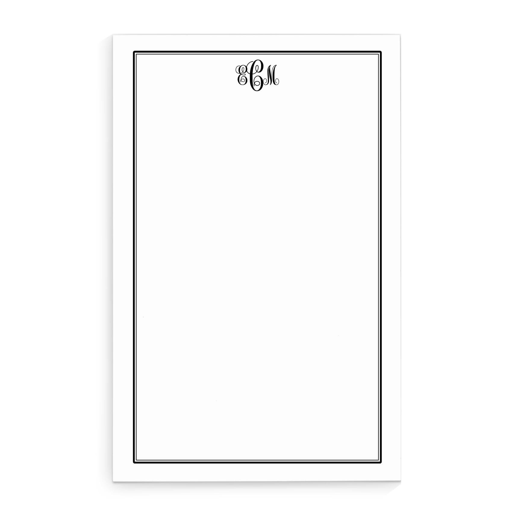 Monogrammed Notepad,Professional notepads, Personalized Monogrammed Notepad, Personalized Notepad Set, Monogrammed Letter Writing Paper, Size 5.5in x